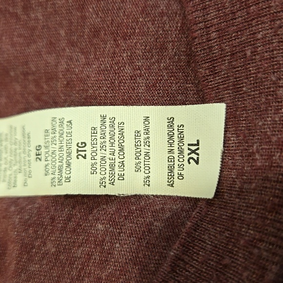 DAVE MATTHEWS BAND FLAG DESIGN BAND T-SHIRT. SIZE 2XL. MAROON. UNISEX... - Picture 4 of 7